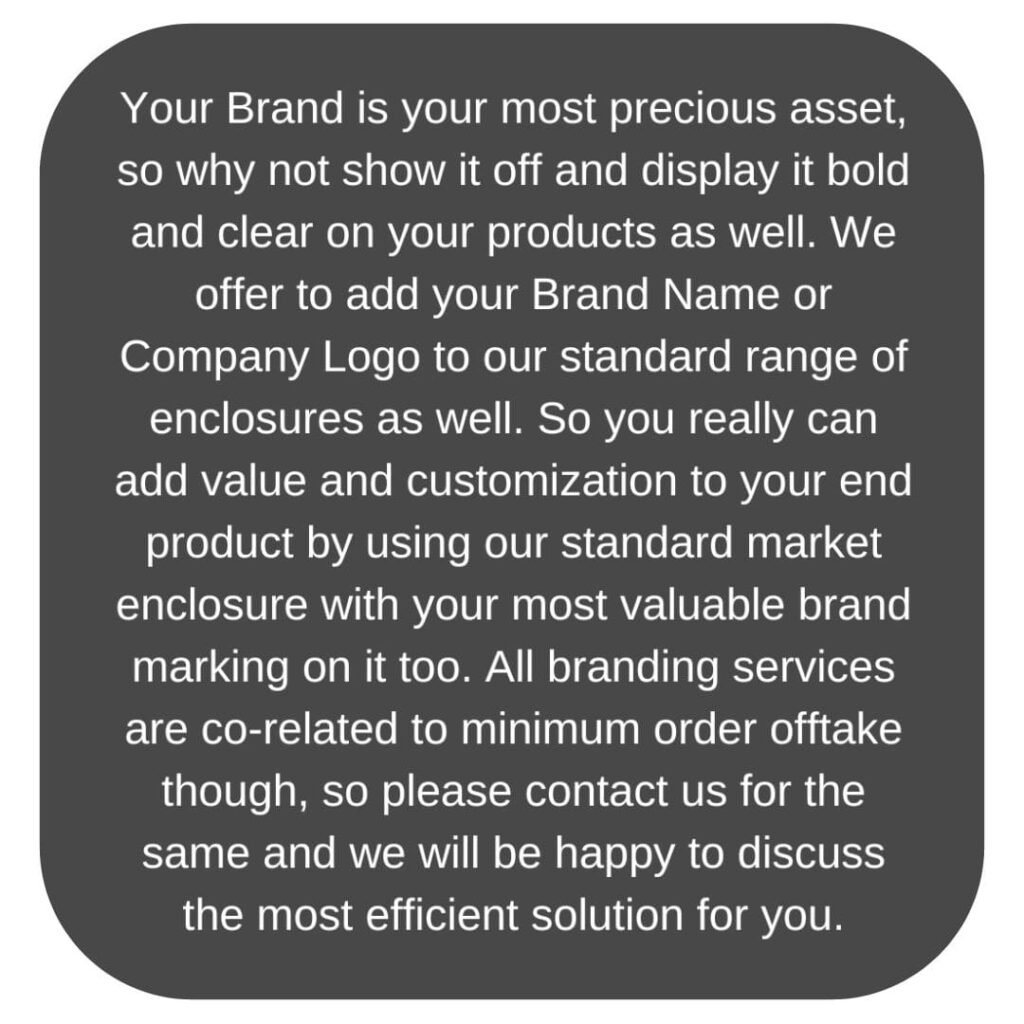 Custom Branded Enclosures Back