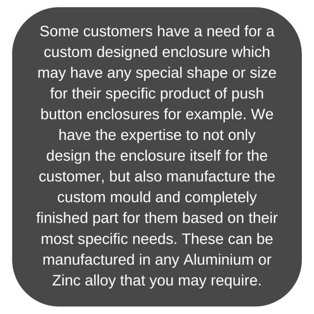 Die Cast Push Button Enclosures Back