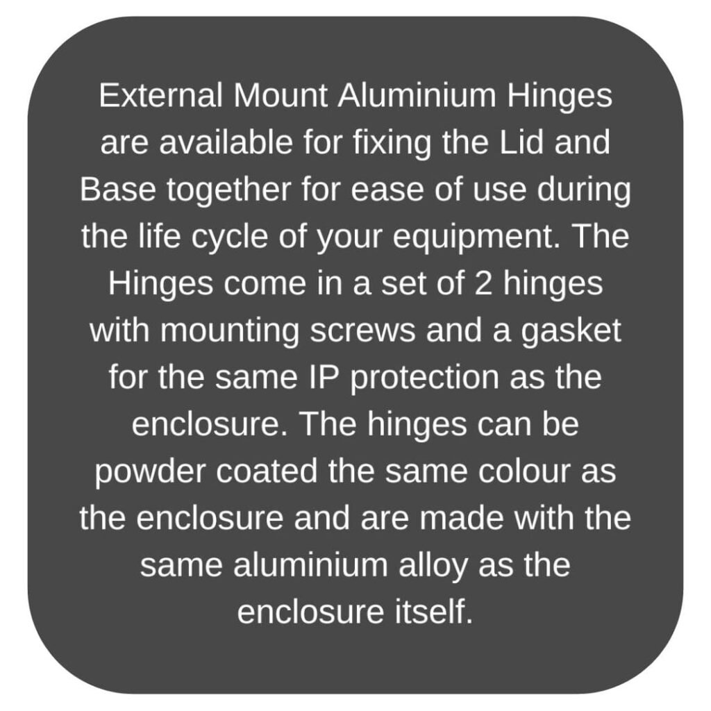 External Mount Hinges Back