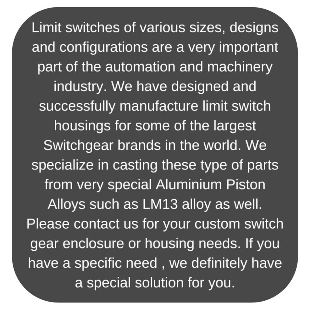 Limit Switches Enclosures Back