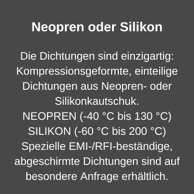 Neopren oder Silikon