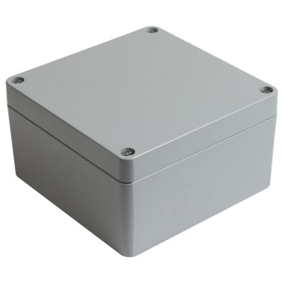 IP66 rated aluminium enclosure